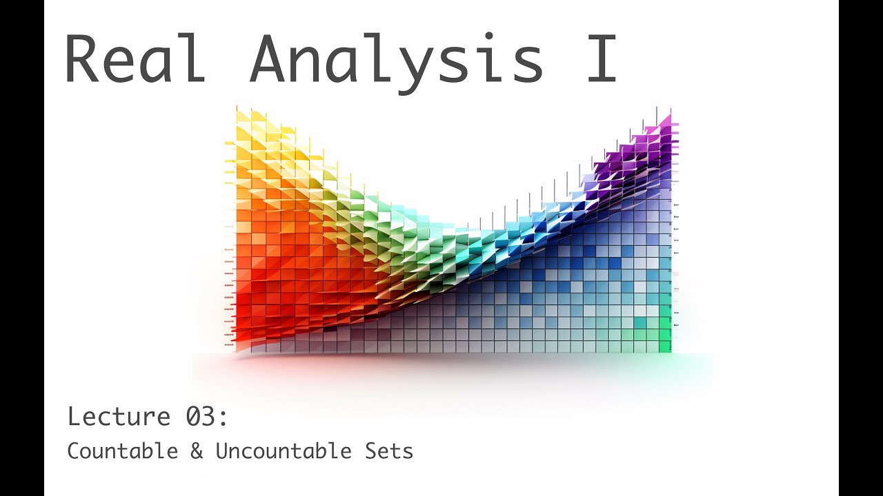 Countable & Uncountable Sets - Real Analysis I (full course) - lecture 3a (of 19)
