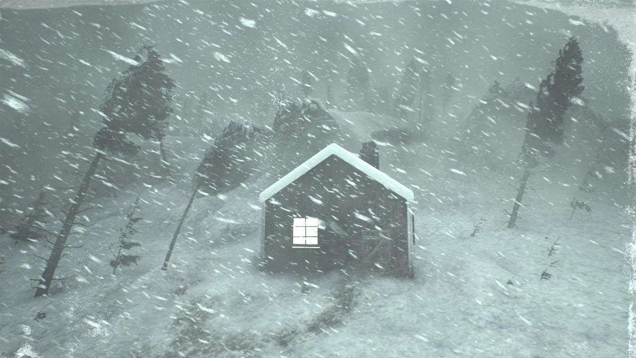 BRUTAL ARCTIC WINTER at Night with EXTREME COLD & snowstorms for sleeping. White noise, insomnia