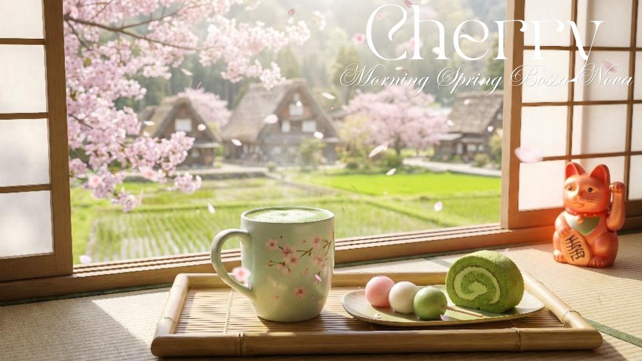 Morning Spring Bossa Nova ☕ Smooth Jazz for Positive Energy and Peaceful Cafe Background Sounds