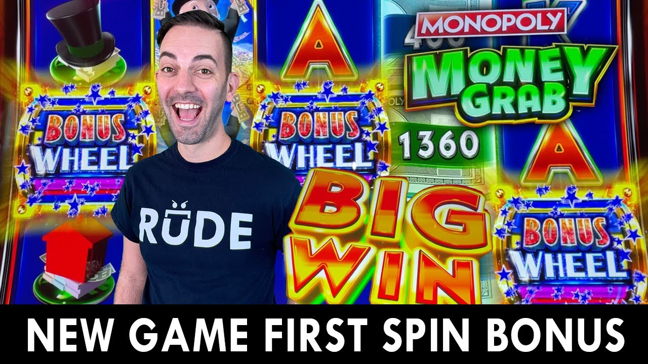 🎩 NEW Monopoly Money Grab 💸 First Spin BONUS!!