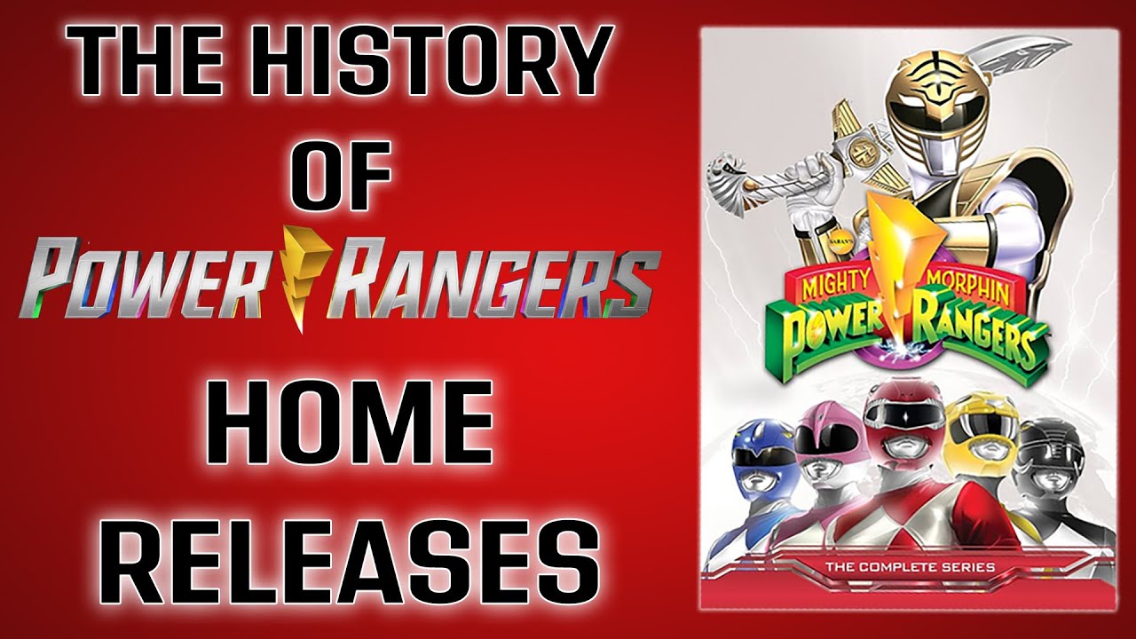The History of Power Rangers Home Releases