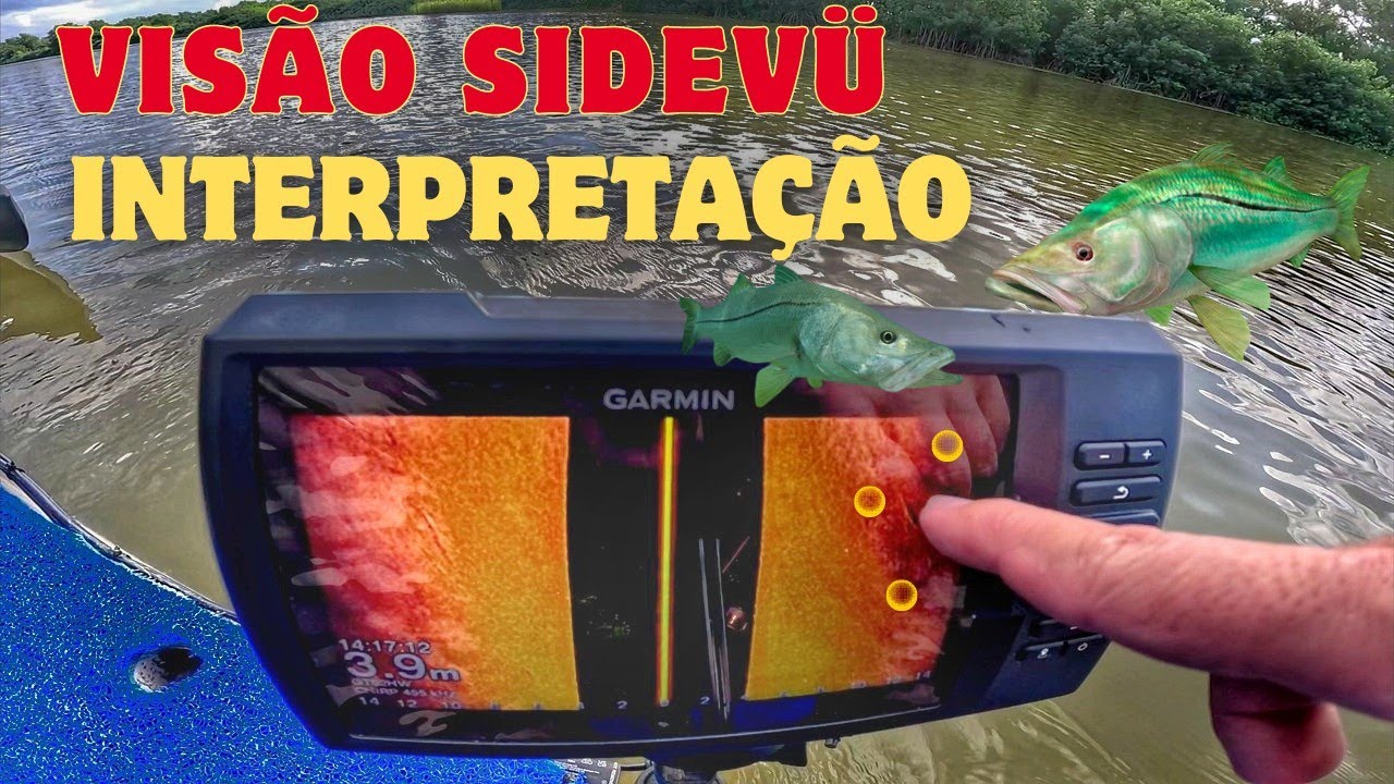 🔰Visão lateral (SIDEVÜ) - Como identificar os peixes e estruturas |CONFIGURAÇÕES do Sonar Garmin 7SV