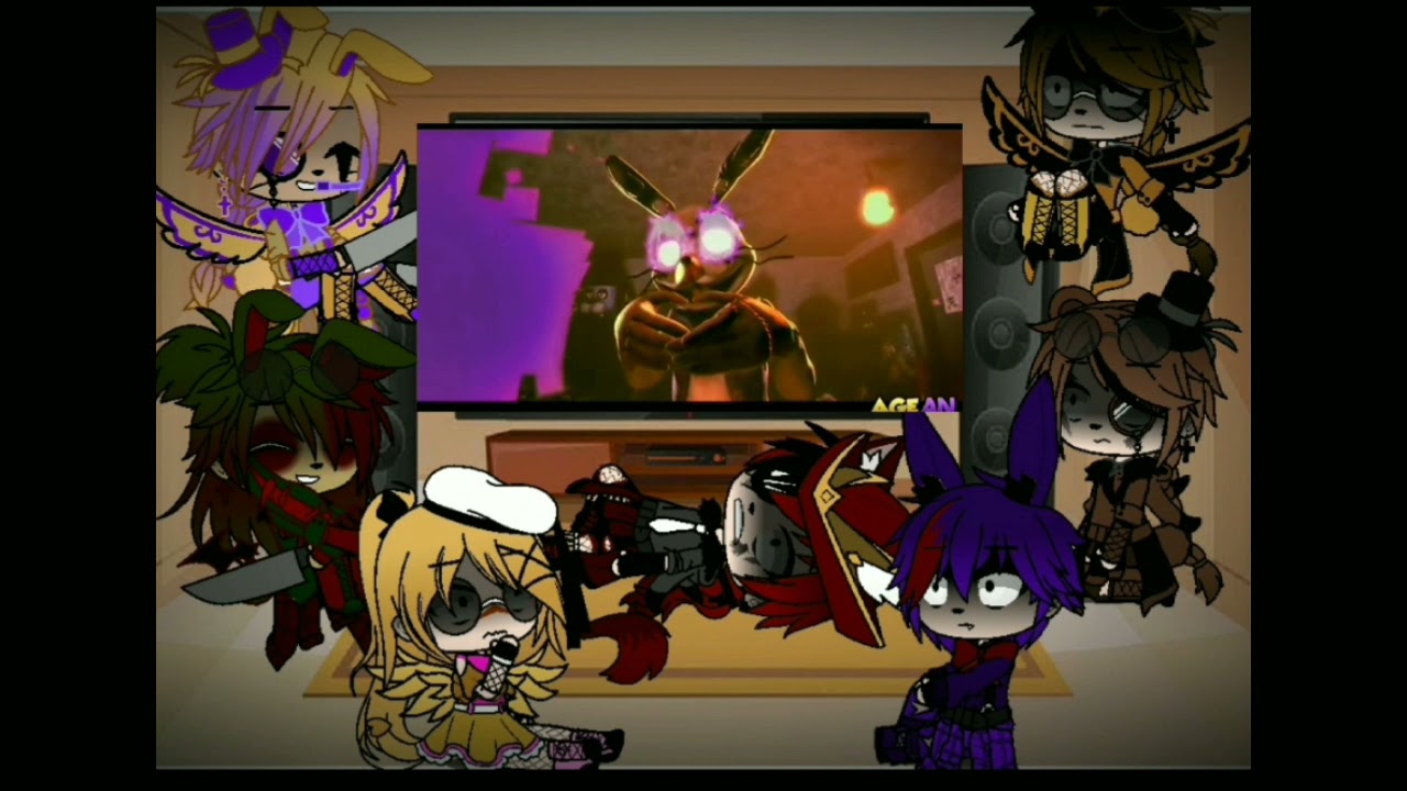 Fnaf 1+ Glighitrap y Springtrap Reasionan a Darkest Desire