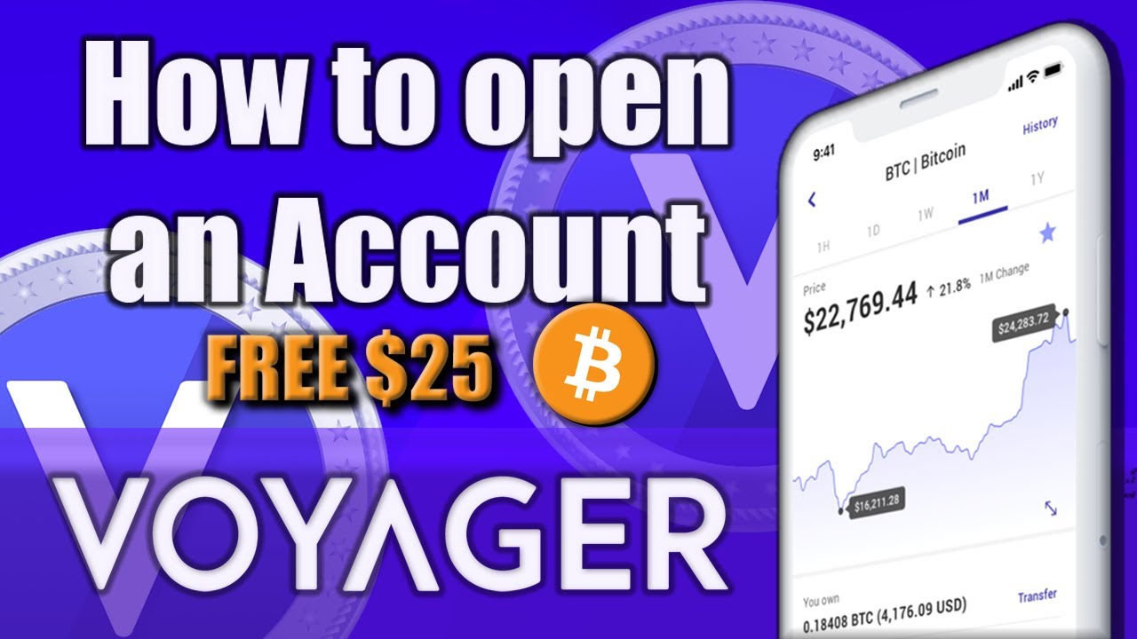 How To Open A Voyager Crypto Account And Get $25 For FREE | Promo Code | Bitcoin & Crypto Beginners