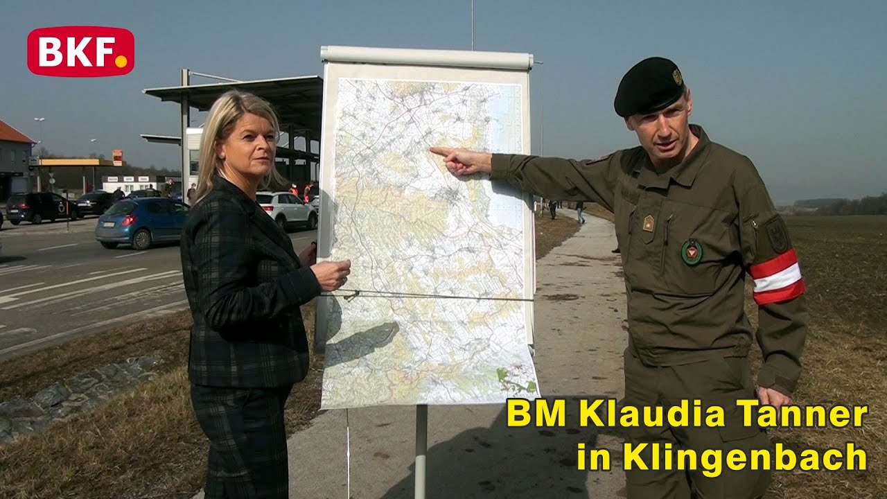 24. 2. 2021 - BM Tanner auf Truppenbesuch bei den Soldaten im Burgenland - CCM-TV.at / BKF
