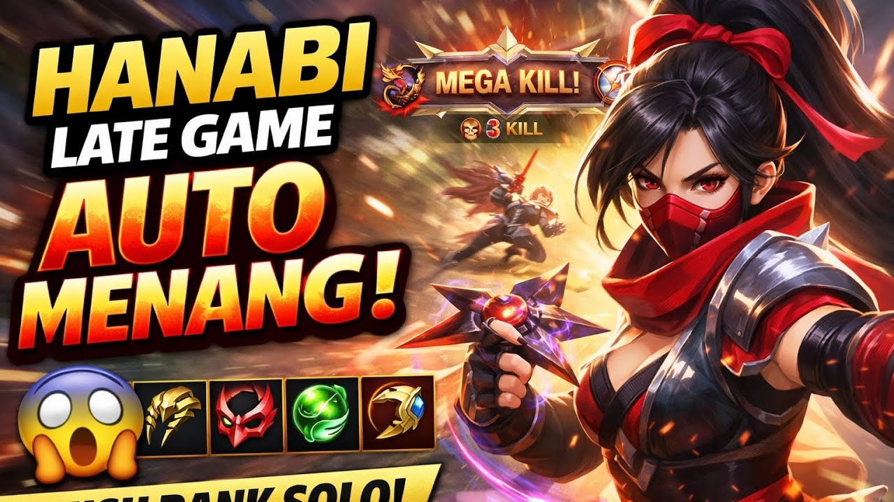 Dari Early Susah, Late Game GG! Hanabi Push Rank