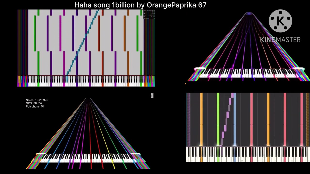 HAHA SONG 1 billion note fourparison