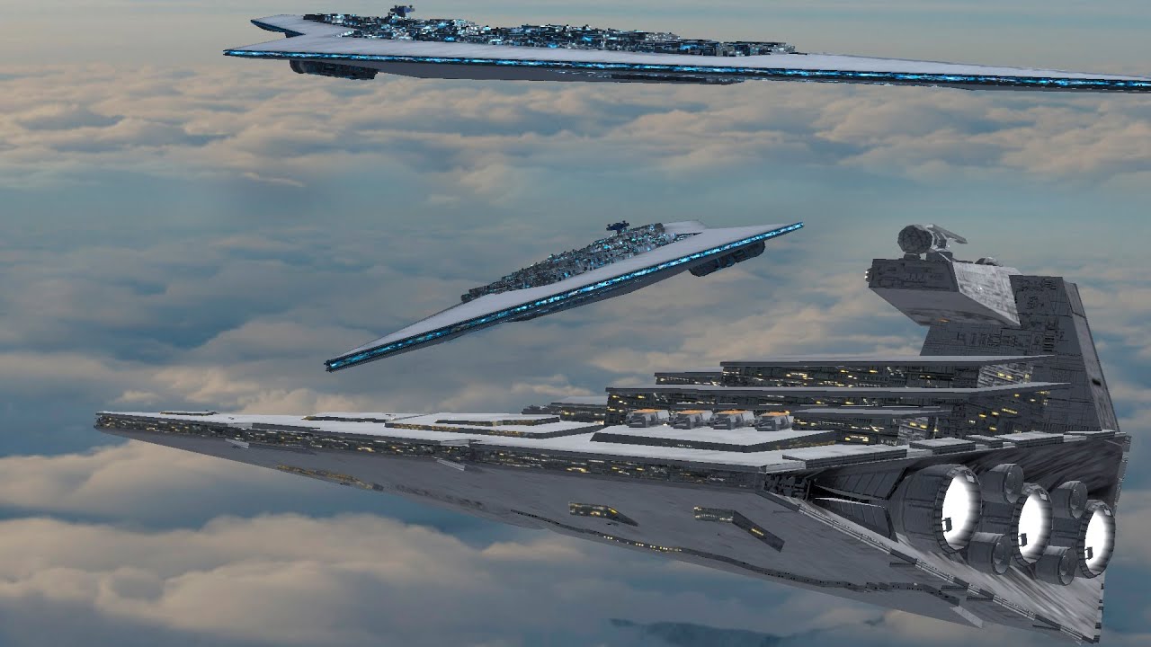Executor Super Star Destroyers Escorted by Tectors | Empire at War AR
