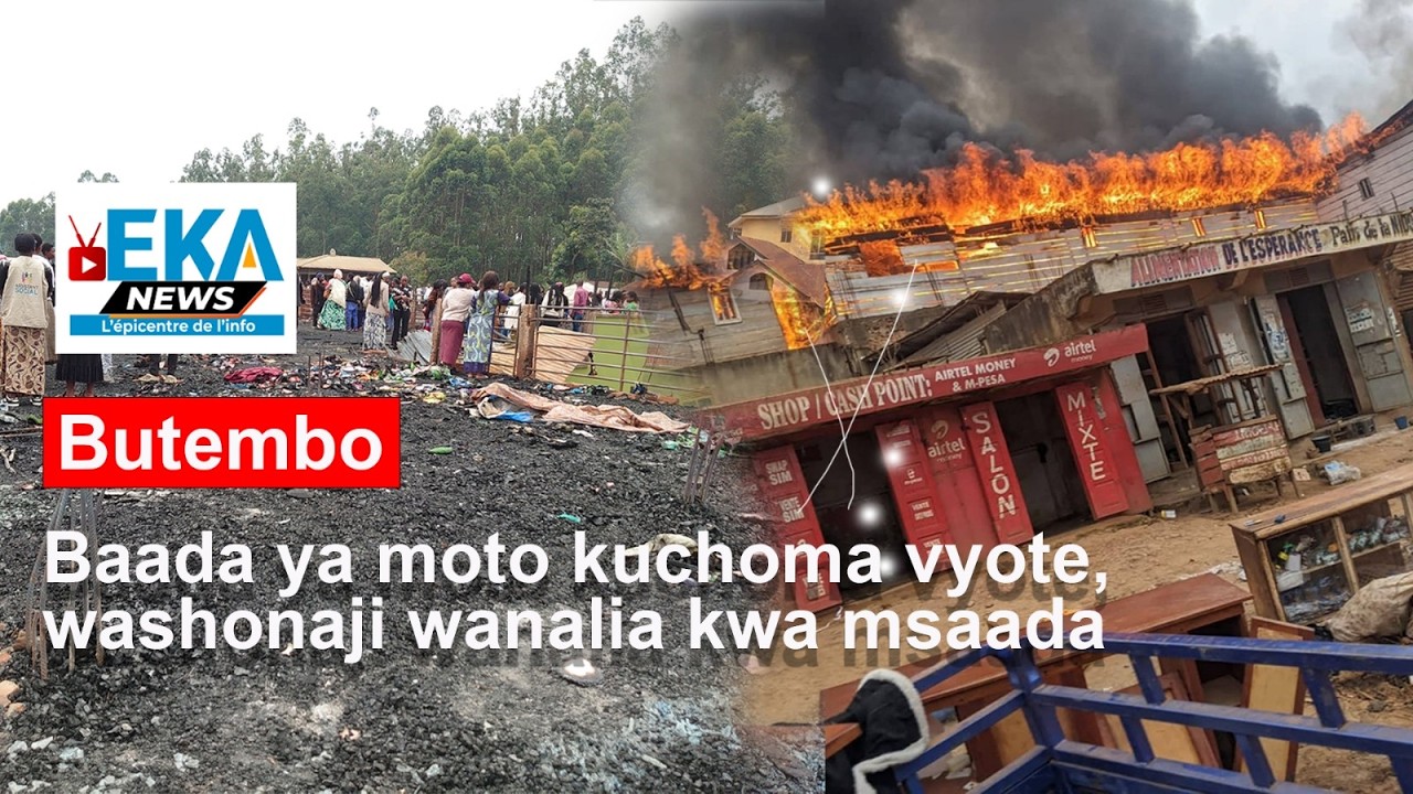 Butembo : Baada ya moto kuchoma vyote, washonaji wanalia kwa msaada