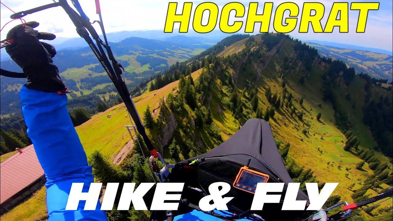 Hike and Fly am Hochgrat im Allgäu (1834 m)