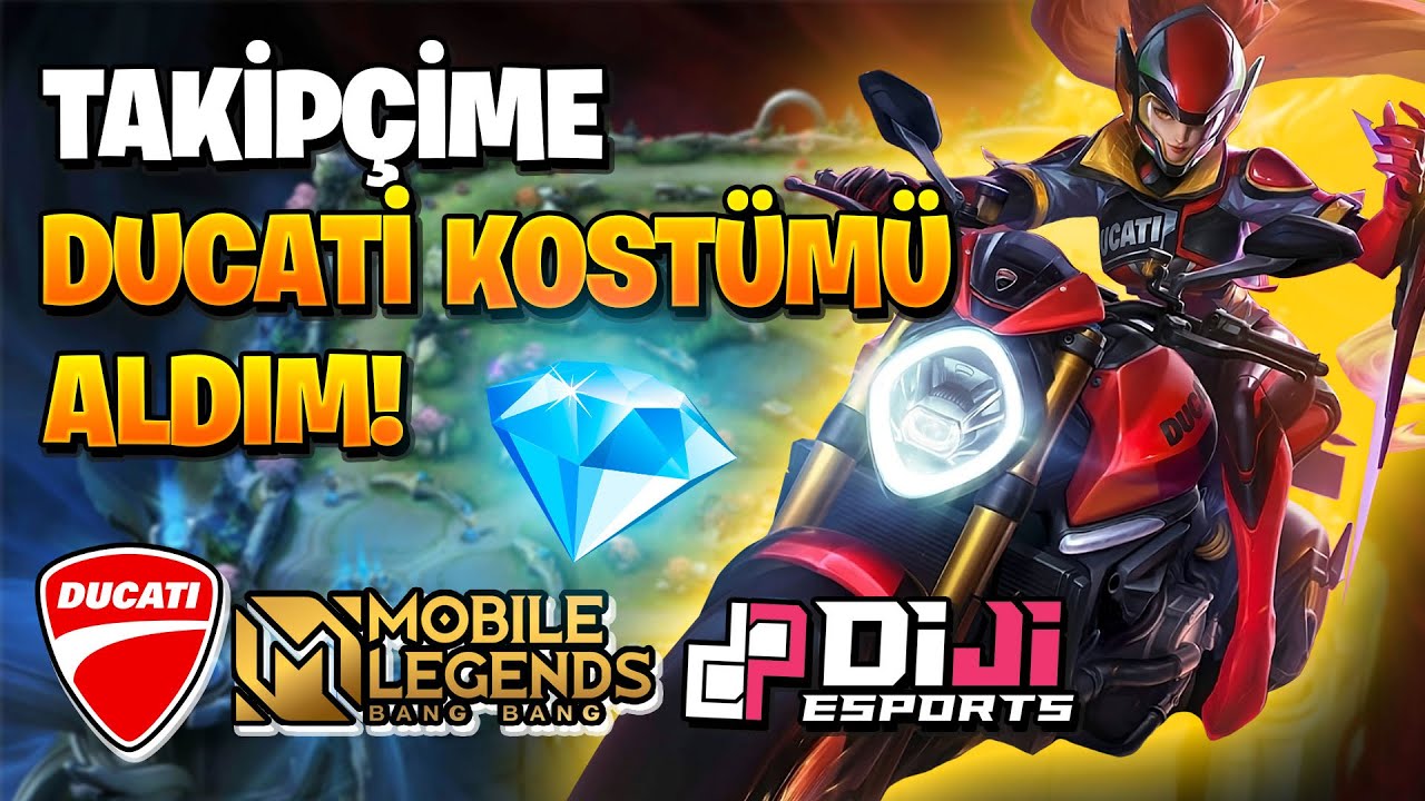 TAKİPÇİMİN HESABINA DUCATI KOSTÜMÜ ALDIM - Mobile Legends