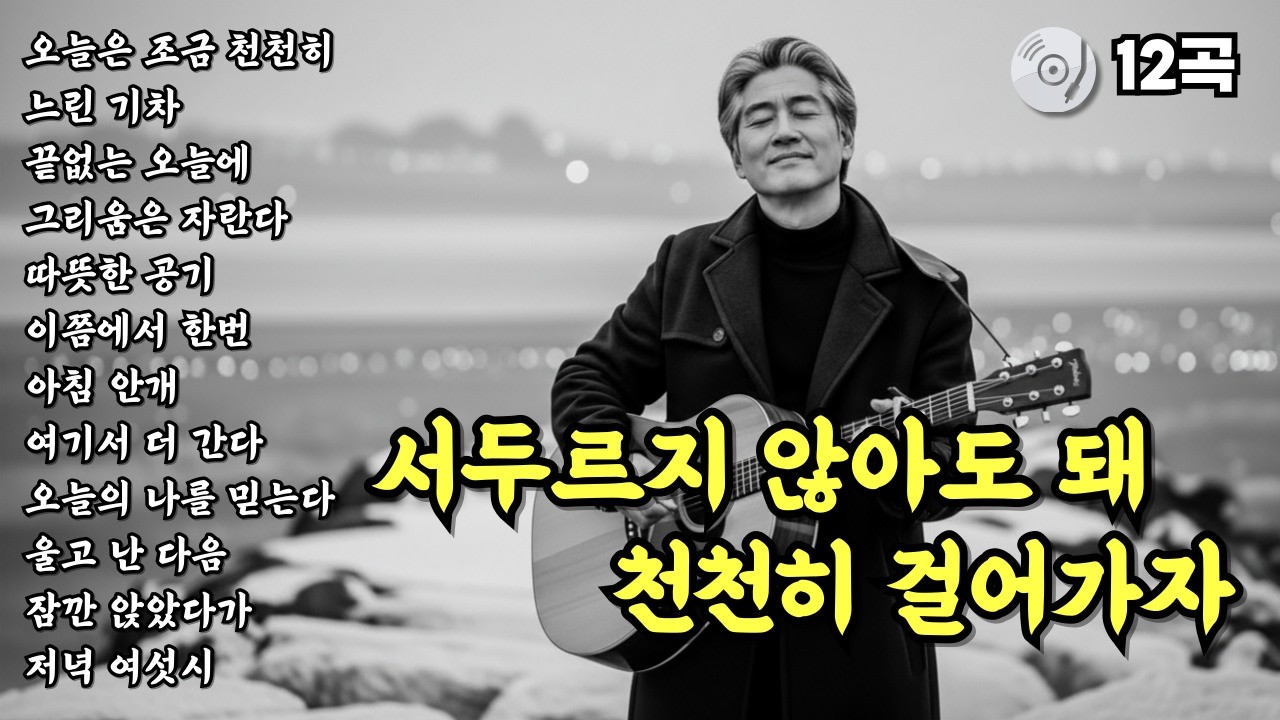 ✨서두르지 않아도 돼 천천히 걸어가자 친구야 | 눈물나는 중년감성 | 위로가 되는 중년감성 트로트 발라드 12곡 모음