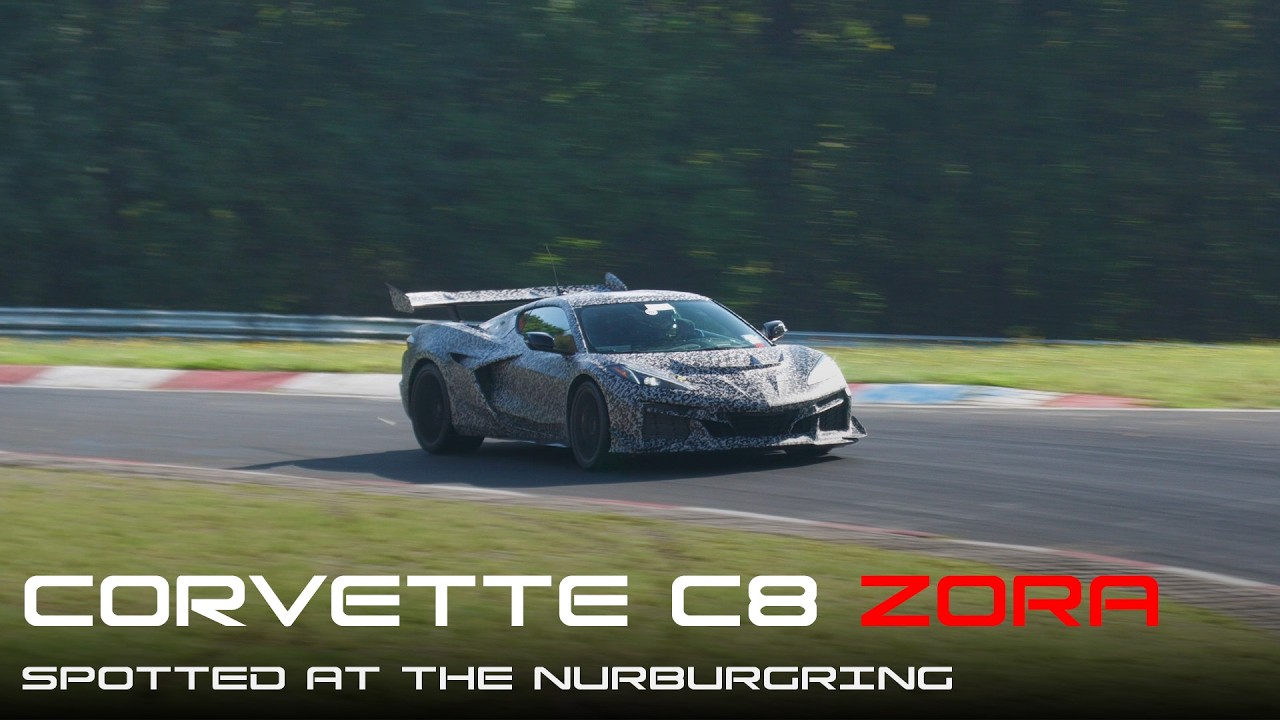 2025 Chevrolet Corvette C8 ZR1X Prototype Spied Testing At The NÜRBURGRING
