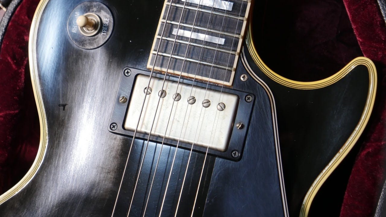 極上コンディションのレア仕様レスポール・カスタム！2001 Gibson Custom Shop 1968 Les Paul Custom Aged Hardware Ebony【ギターバイヤー増田】