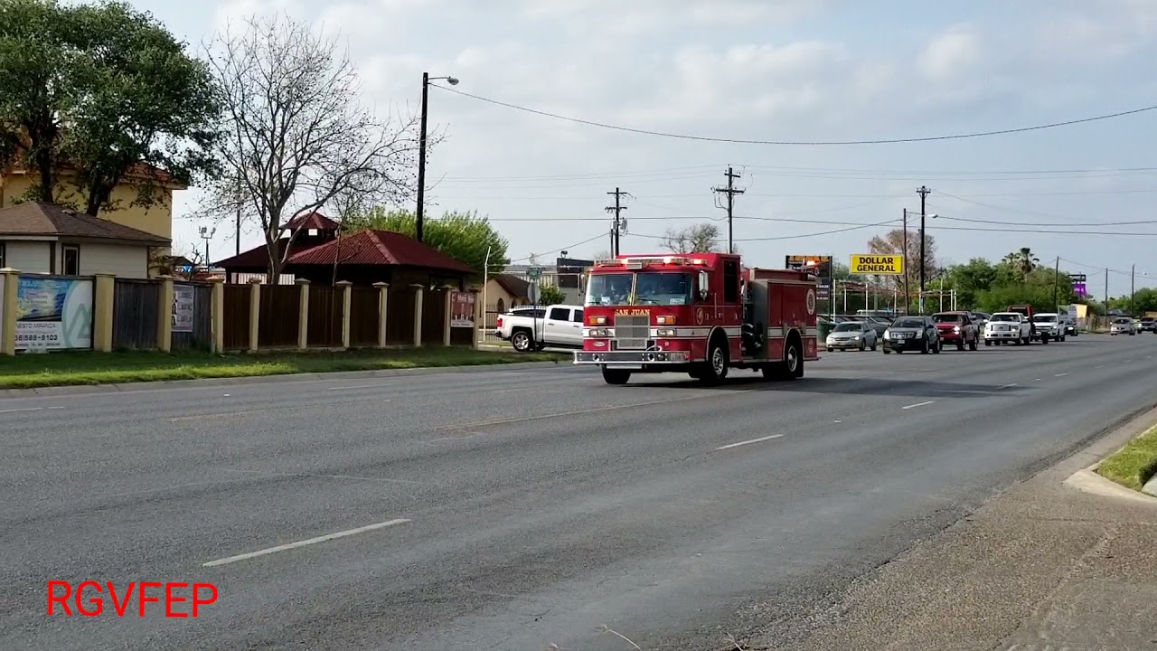 San juan fire department Engine-1 responding