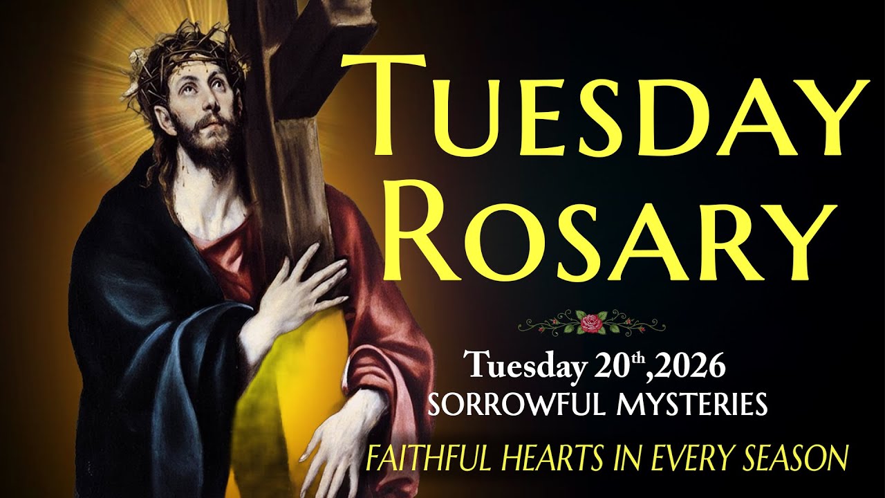 Tuesday Holy Rosary ❤️ January 20, 2026 ❤️ Sorrowful Mysteries Of The Rosary [Virtual]
