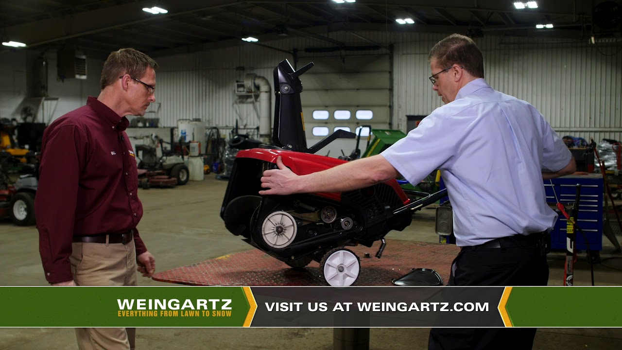 Weingartz Snow Blower Prep
