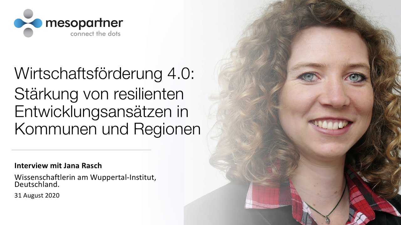 Wirtschaftsf&ouml;rderung 4.0 - Ein Videocast mit Jana Rasch