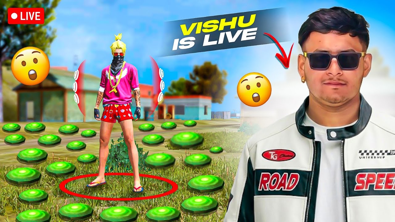 PLAYING FREE FIRE IN MOBILE 📱 || MVP VISHU IS LIVE #live #freefire 