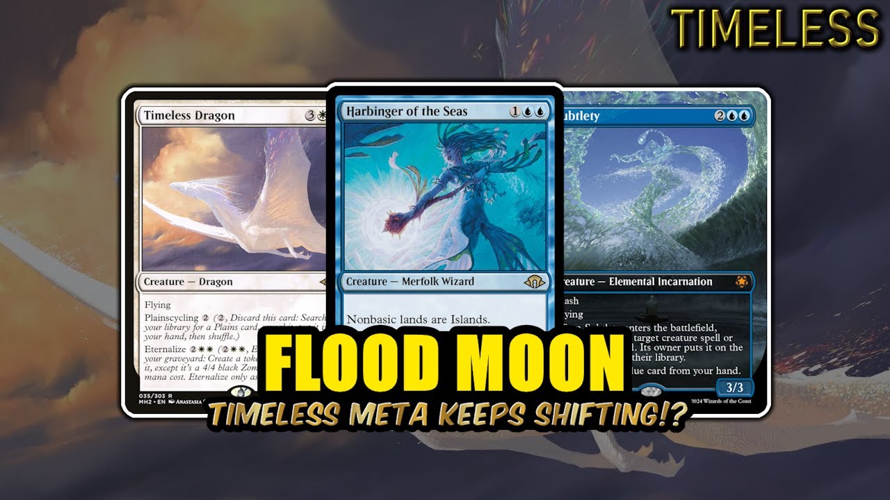 Another Timeless Metashift!? Flood Moon Places 2nd! | Timeless BO3 | MTG Arena