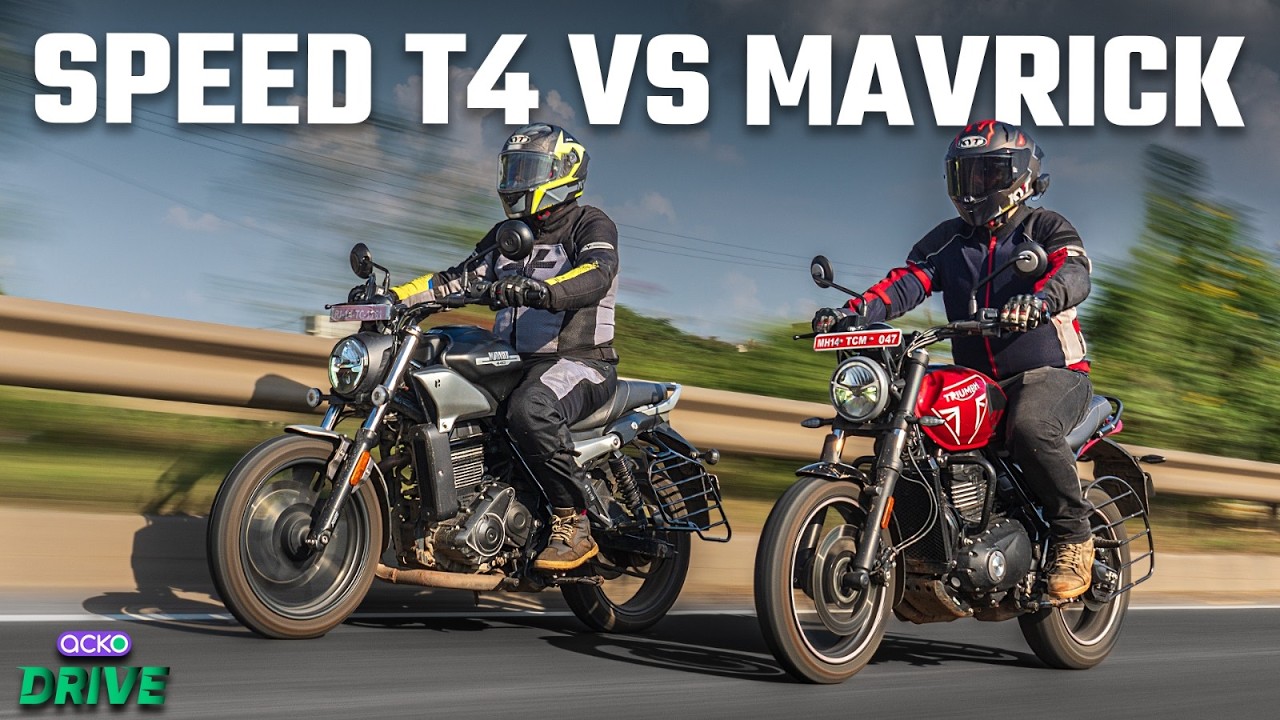 Triumph Speed T4 vs Hero Mavrick 440 | Urban Roadster Showdown