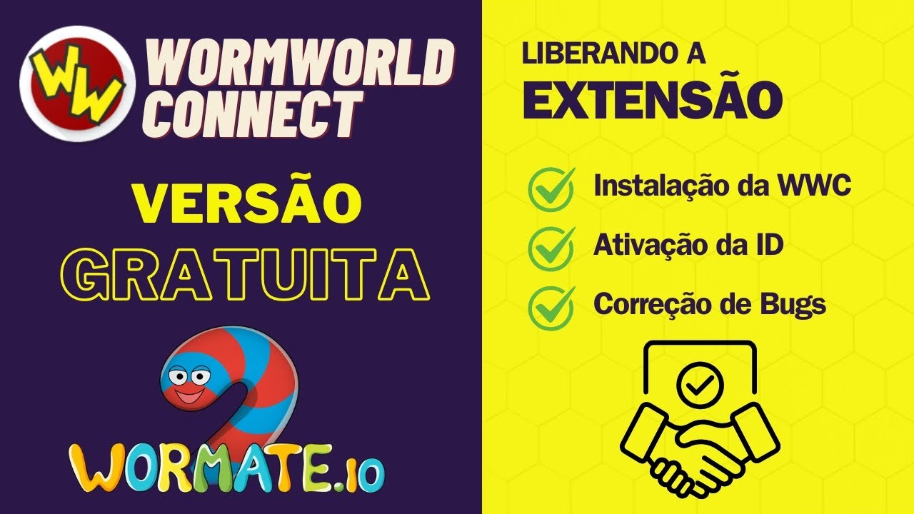Baixando e ativando a extensão WormWorld Connect pelo PC
