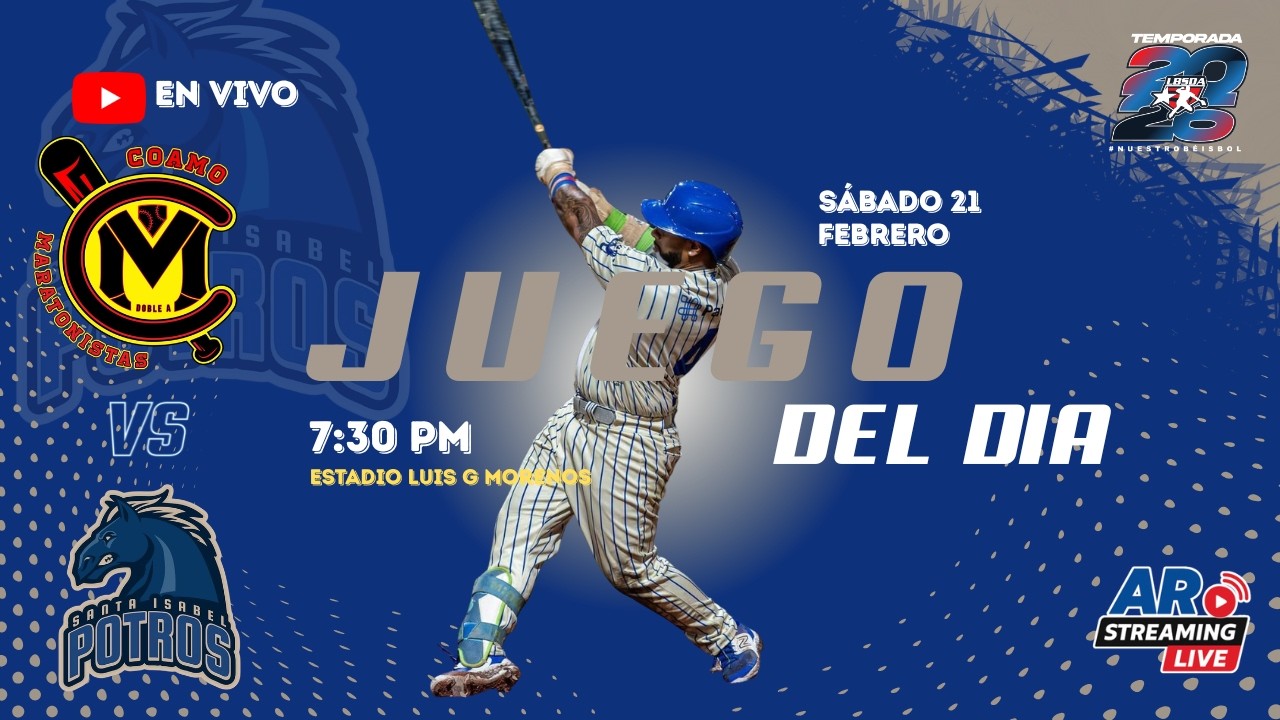 LBSDA I Maratonistas de Coamo 🆚 Potros de Santa Isabel  2026 Puerto Rico ⚾️