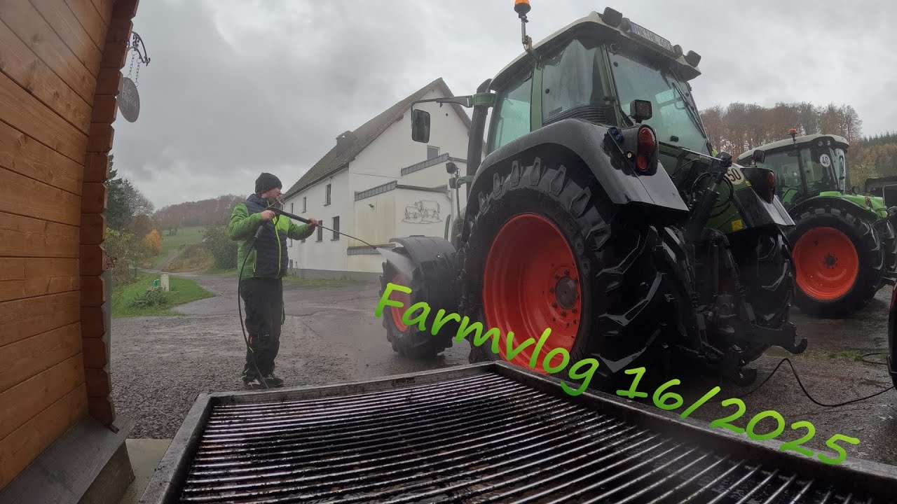 Farmvlog16/2025 Gülle und Waschen der Winter Naht