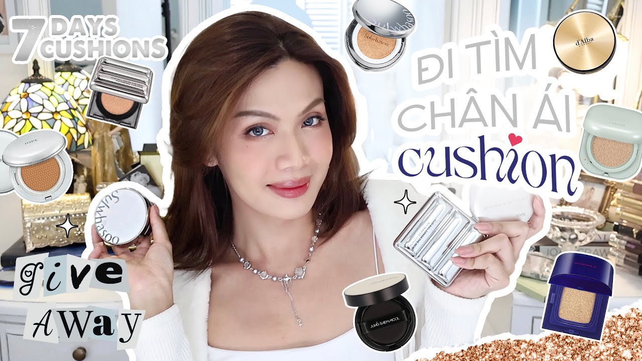 1 Tuần Thử Hết Cushion Hot 🎀 Luna Đào Giveaway Quà Xịn Mịn 🎁