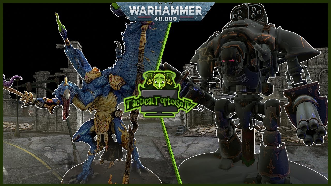 A Towering Threat! | Chaos Daemons vs Chaos Knights | Warhammer 40k Batrep