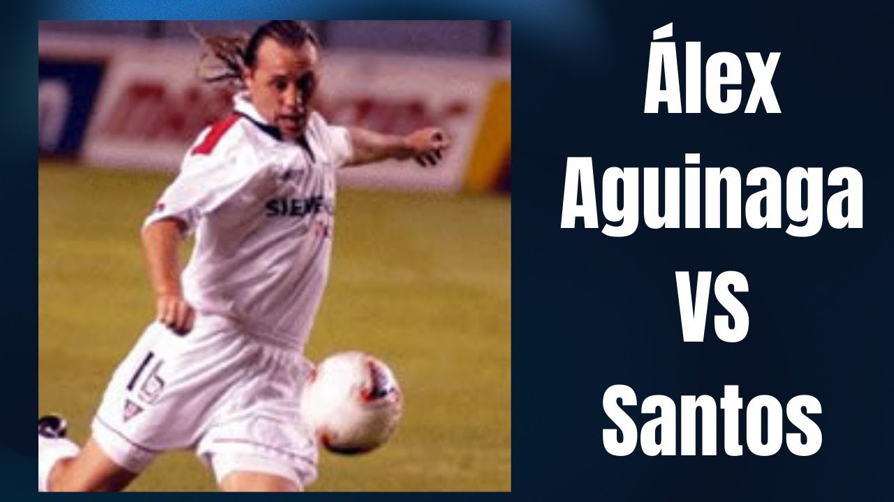&Aacute;lex Aguinaga VS Santos Copa Libertadores 2004
