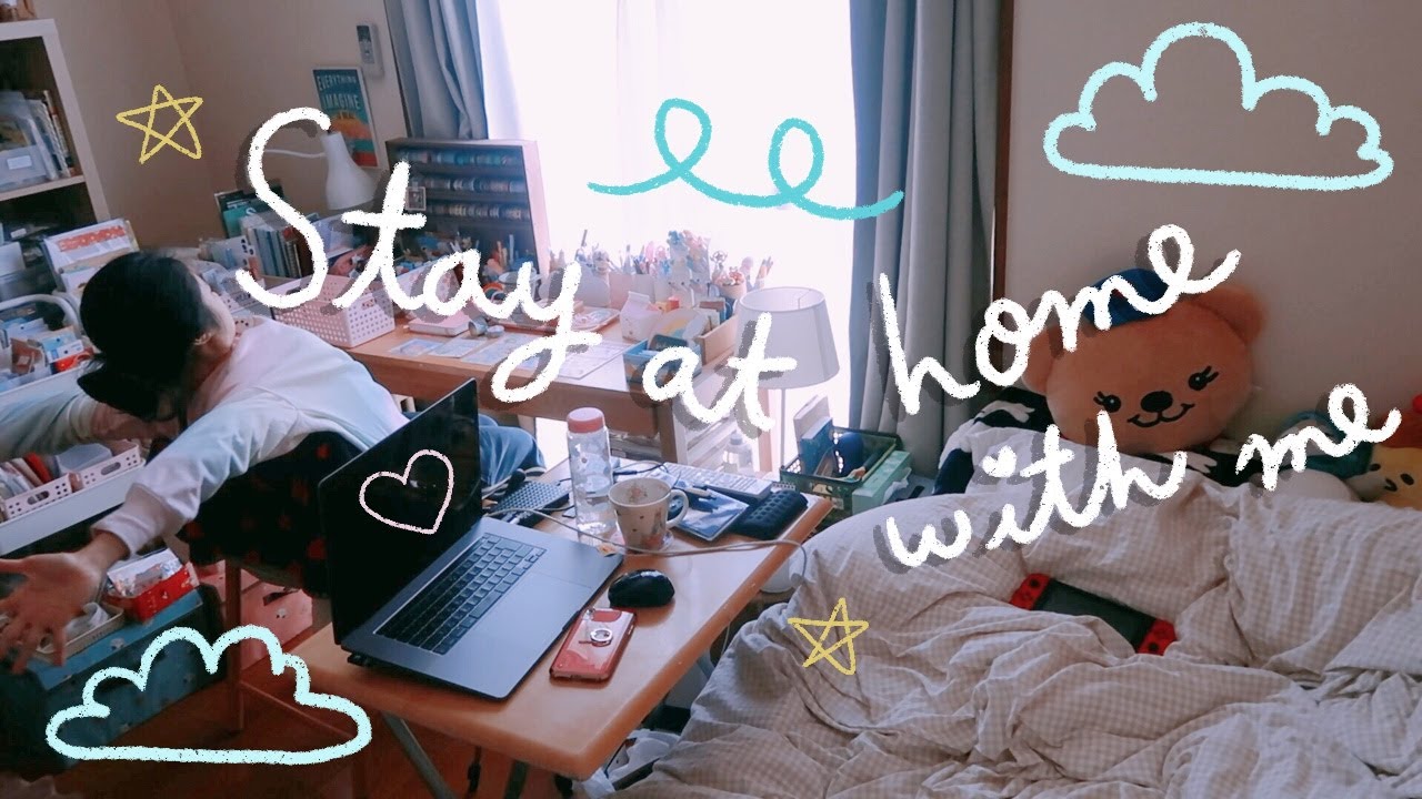 A Day in My Life in Japan (staying at home, playing Animal Crossing, & making videos) | Rainbowholic