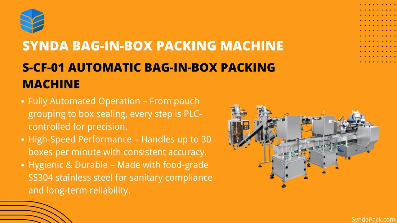 S-CF-01 Bag-in-box Packing Machine | Synda Pack
