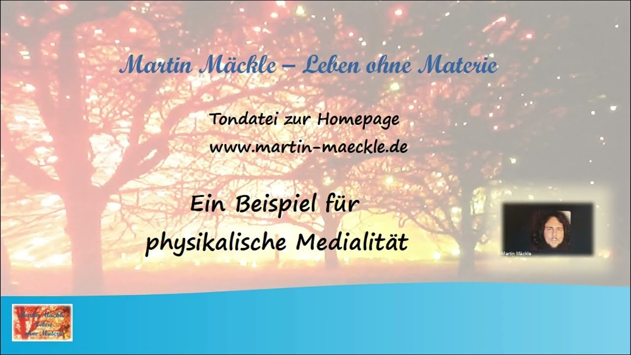 Ein Beispiel für physikalische Medialität im Rahmen von Dimensionsreisen
