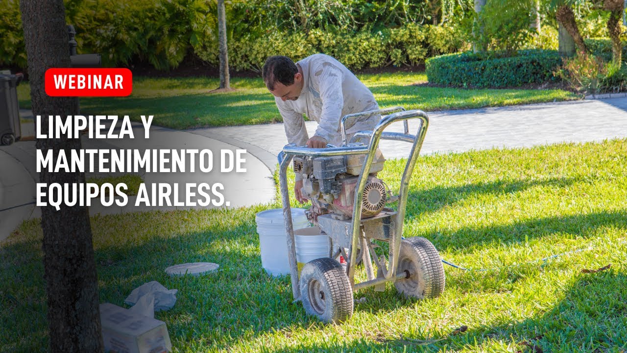 Webinar Aprosi - Limpieza y mantenimiento de equipos Airless