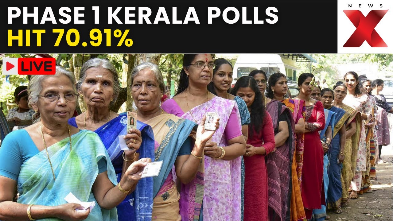 Kerala Election LIVE |  Phase 1 Turnout Hits 70.91% | Elections 2025