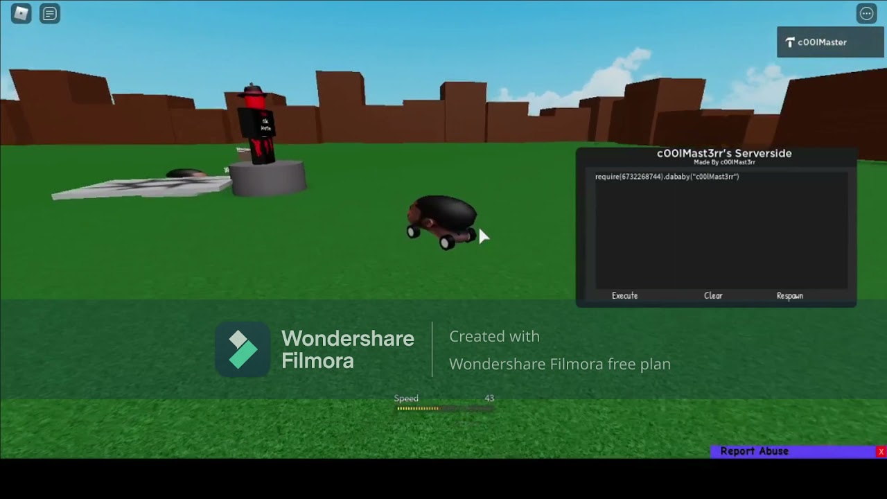 Roblox Serverside Script Showcase #19: Dababy Convertible