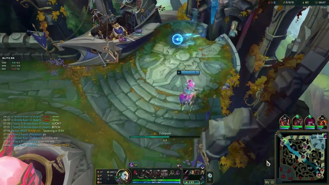 League of Legends video.  zaahen vs nasus macro