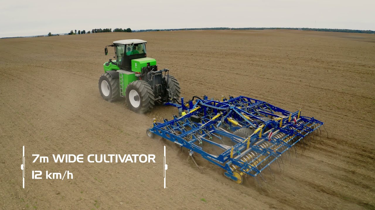 AUGA M1 - world’s first hybrid biomethane and electric tractor for professional use.