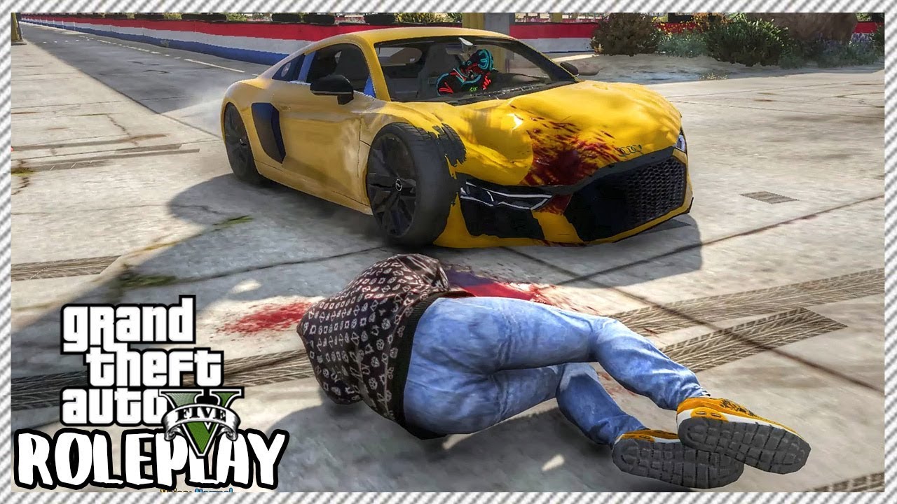 GTA 5 Roleplay - Guy Lost Control Drag Racing & Hit Me with Car | RedlineRP #40