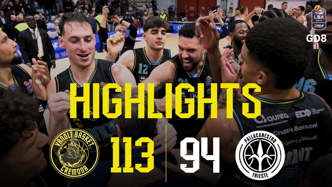 Serie A LBA, 8ª giornata | HIGHLIGHTS | Vanoli Cremona - Pallacanestro Trieste 113-94