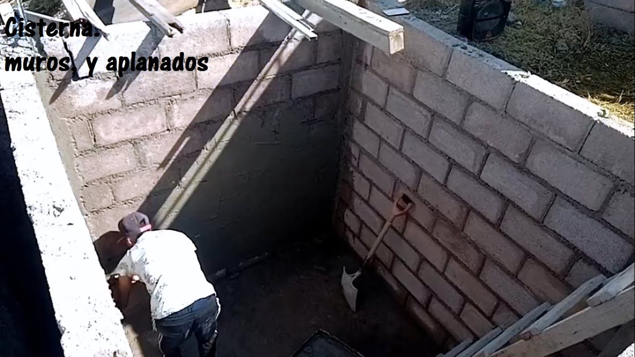 Elaboración de cisterna. Parte dos.