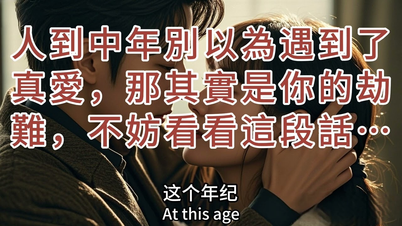 人到中年別以為遇到了真愛，那其實是你的劫難#love #情感 #心靈暖流 #人生相談 #故事分享 #感情 #故事頻道 #愛情