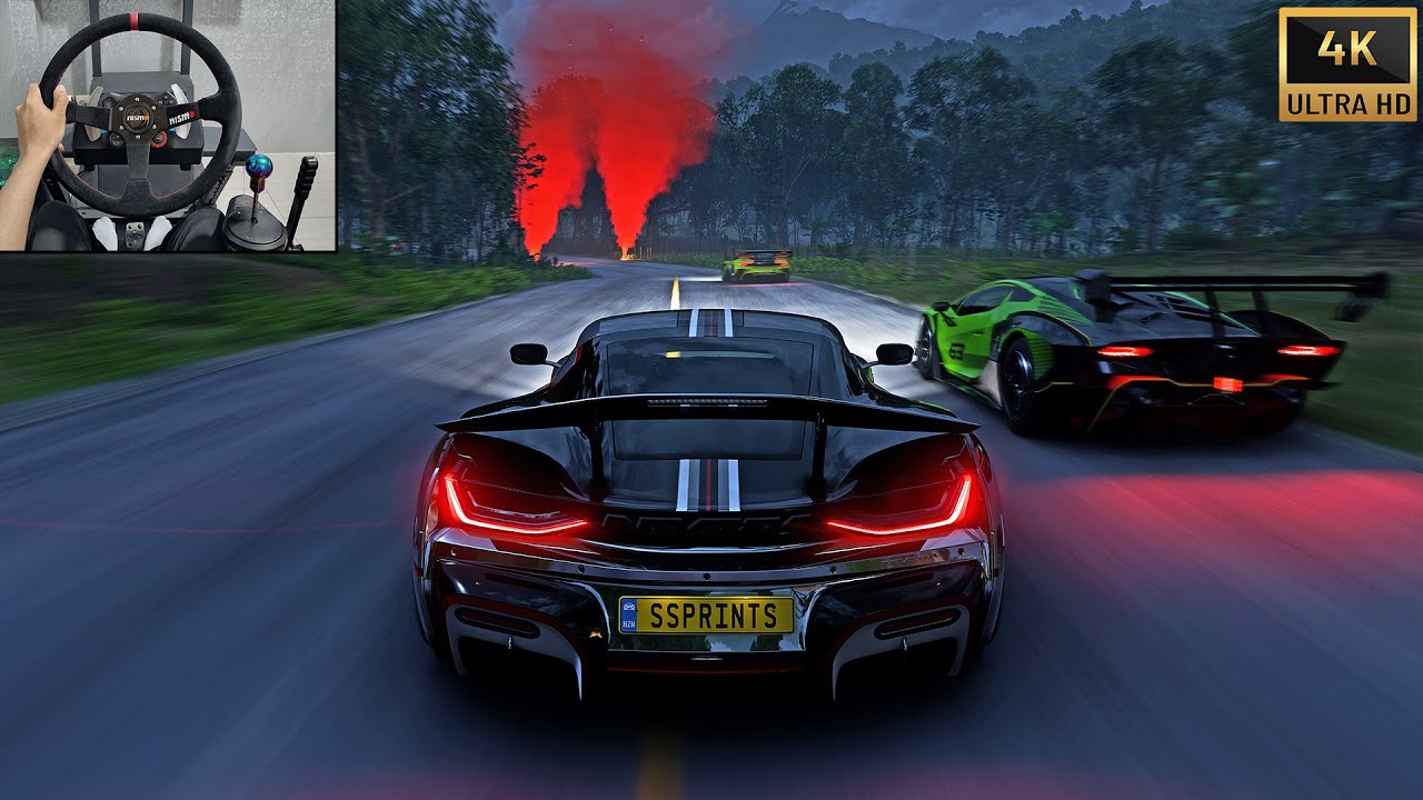 1900HP Rimac Nevera VS X Class Cars | Forza Horizon 5 | Steering Wheel Gameplay
