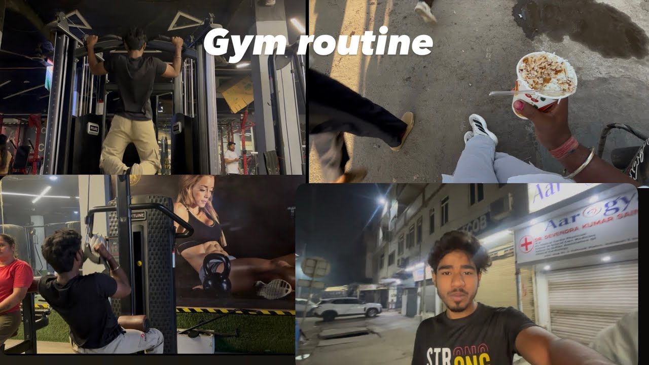 Gym routine Vlog,❤️💪🏻 like subscribe comments, thank you for watching❤️￼