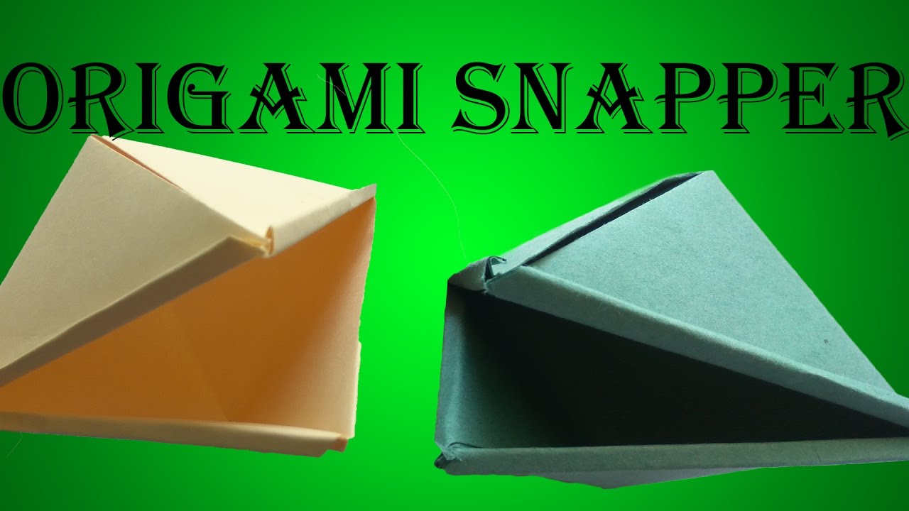 How To Make Origami Pac-man; DIY Paper Pacman Snapper - Paper Pac-man Tutorial