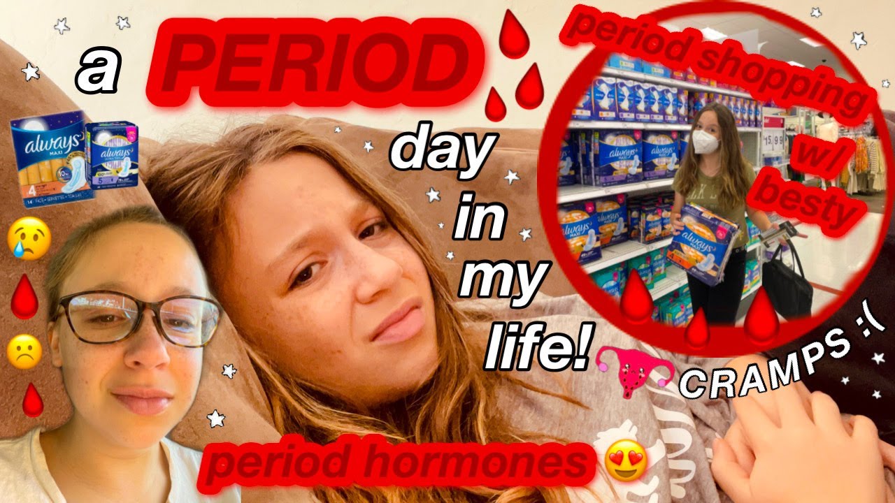 a PERIOD day in my life!! // what being on your period is ACTUALLY like!! *extremely realistic*