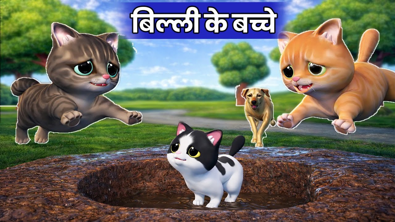 Billi ke Bache | Cat Cartoon | Cat Meowing | Cat | Kittens | Cat Videos | Billi | Meow Meow | Cats