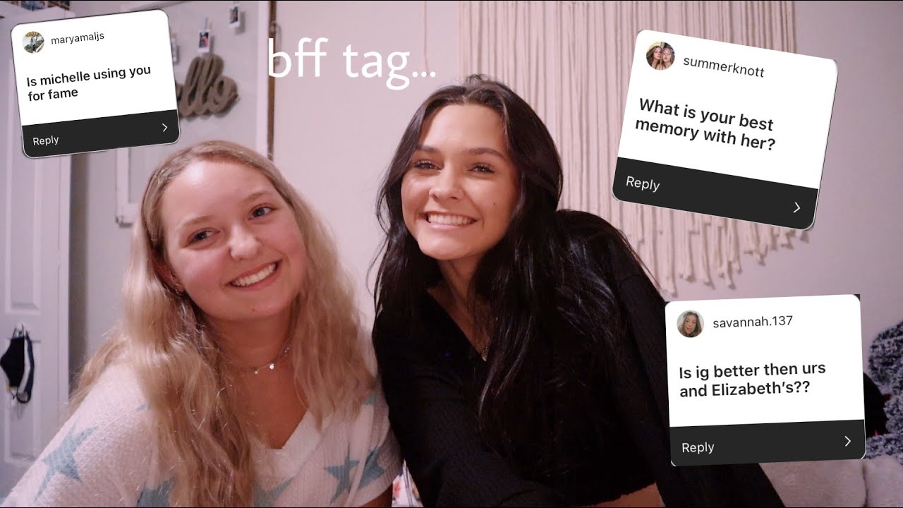 best friend tag | going into the new year with her