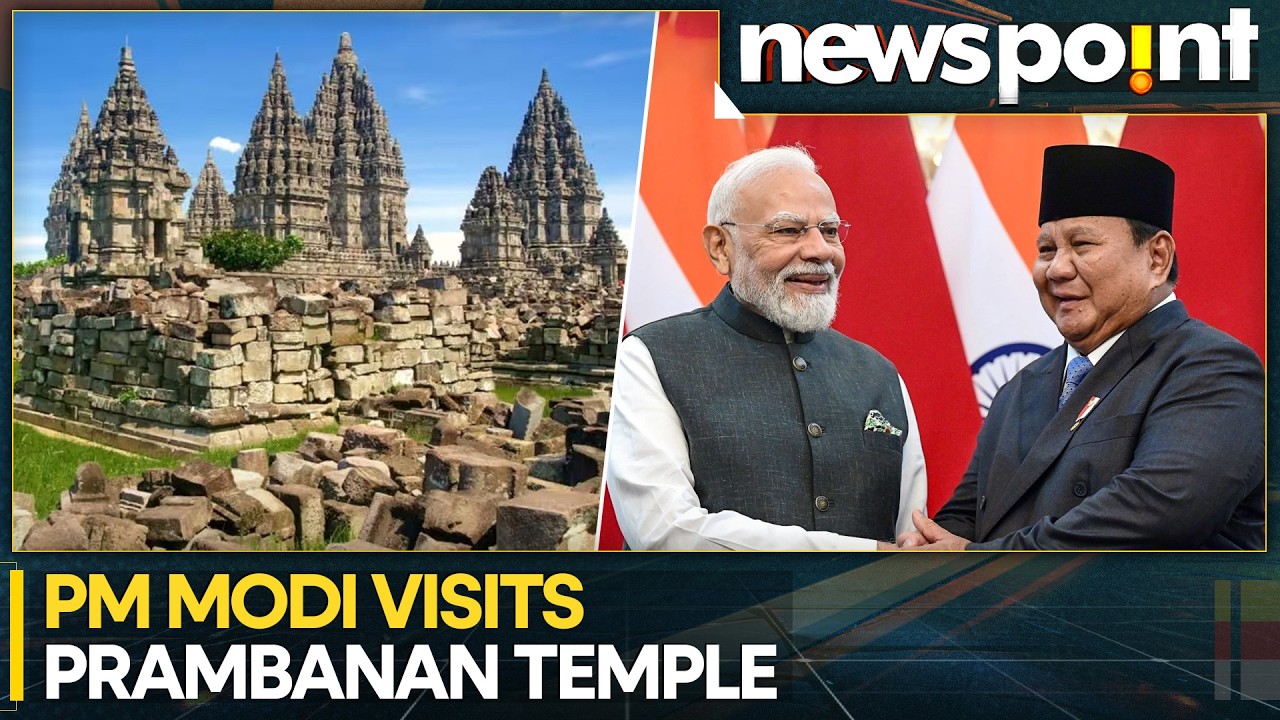 PM Modi's 3-Nation Tour: PM Modi Visits Prambanan Temple With Indonesian President Subianto | WION